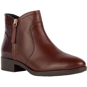 Felicity - Knielaarzen - Zwart - Gladleer en Leer met Krokodillenprint