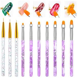 Nail Art Pen Set Nail Brush Acryl Nail UV gel Nail Art Acryl Painting Design Brush