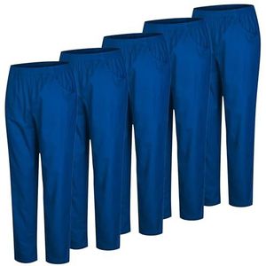 Uniformes gezondheidsbroek, uniseks, elastische band, 5-8312, blauw 37, S