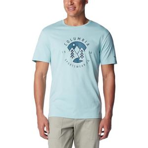 Columbia Heren M Rapid Ridge Graphic Tee T-shirt met korte mouwen, Spray x Naturally Boundless, maat M
