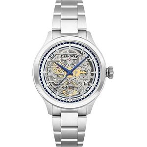 Earnshaw automatisch horloge ES-8229-22, zilver.