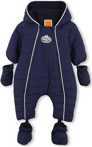 Timberland T60629 Pufferjack voor babyjongens, Indigoblauw, 3 Maanden