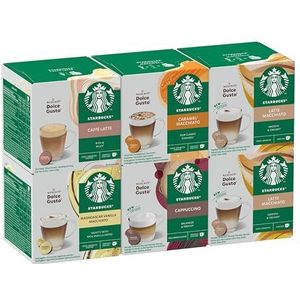 STARBUCKS White Cup Koffiecapsules Proefset by Nescafé Dolce Gusto 6 x 12 (72 Capsules) - Amazon Exclusive