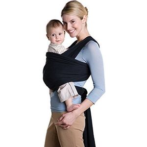 AMAZONAS Baby draagdoek Jersey Sling zwart 0-9 maanden tot 9 kg