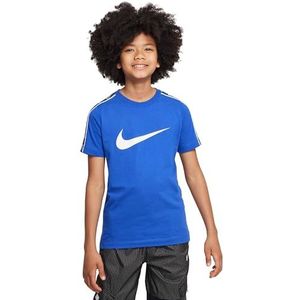 Nike Jongens T-shirt met korte mouwen B Nsw Repeat Sw Ss Tee, Game Royal/Game Royal/wit, DZ5628-480, XS