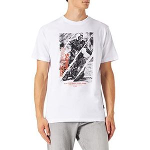 Kaporal T-shirt voor heren, model blaze-kleur: wit, maat heren