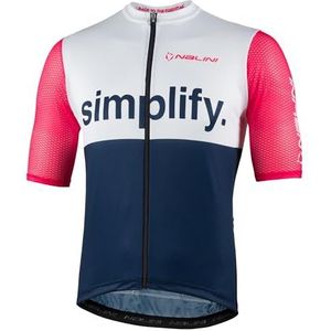 Nalini - NEW CLASSICA - Fietsshirt - Blauw - Wit - Korte Mouwen