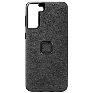 Peak Design Mobile Everyday Fabric Case Smartphone-hoes met magneetsysteem voor Samsung Galaxy S21+ - houtskool (donkergrijs)