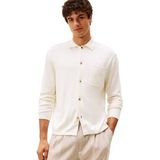 Tommy Hilfiger Heren Essential Cotton LS Overhemd MW0MW40432 Overige Truien, Geel, S, Geel (ivoorbloemblaadje), S