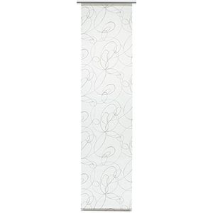 Gardinia Paneelgordij - Sto - Wasbaa - 11 - Krulle - Wit/Grij - 60 X 245 cm