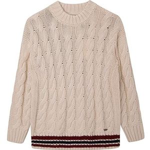 Pepe Jeans Xadra gebreide meisjes, Beige (ivoor), 4 Jaren