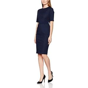 APART Fashion Dames Fashion: @Work Navy-beige jurk, blauw (marine), 34