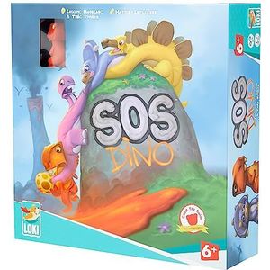 SOS Dino - Bordspel | Red de dinosaurussen samen | Leeftijd 3-12 | 1-4 spelers | Speelduur 25 minuten
