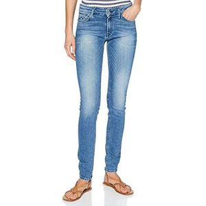 Replay Damesjeans met power stretch, Medium Blue 009, 26W x 32L