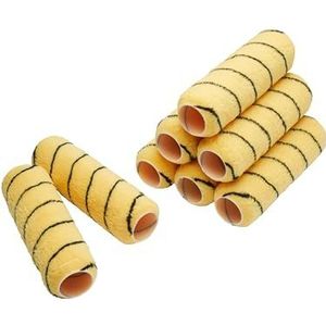 ProDec 8-delige emulsiewaardedoos 8 x 9 inch middelpolige geweven handel professionele verfrollers voor een gladde afwerking met emulsie- en metselverf op binnen- en buitenmuren en plafonds