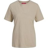 Jack & Jones Jxisla Ss Reg Linnen Tee JRS, grijs, S