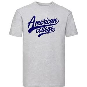 AMERICAN COLLEGE USA Sweatshirt met print, warme kleding, uniseks, kinderen, jongens en meisjes, casual, model ACSZW6, hemelsblauw, 10 jaar, Turkoois, 14 Jaar