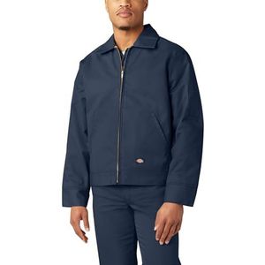 Dickies Geïsoleerde Eisenhower-jas met rits aan de voorkant voor heren, Donkere marine, M tall