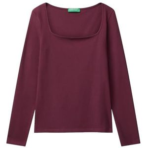 United Colors of Benetton T-shirt voor dames, Paars, XXS