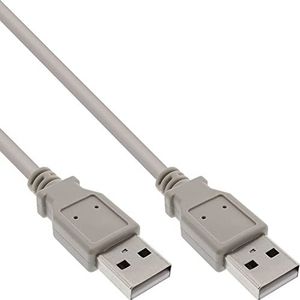 Intos USB 2.0-kabel USB-aansluitkabel A/stekker - A/stekker 5,0m