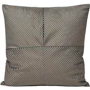 Paoletti INFINITY 55X55 FATH CUSH GREY, polyester, grijs, 55x55cm