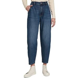 TOM TAILOR Denim Dames Barrel Mom Fit Vintage jeansbroek 1030939, 10119 - Used Mid Stone Blue Denim, L