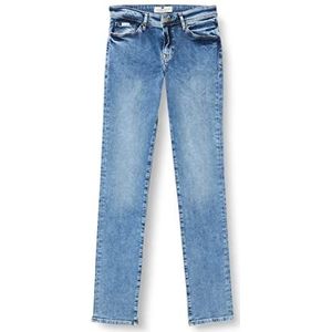 Cross Anya Jeans voor dames, Mid Blue Washed., 29W x 36L