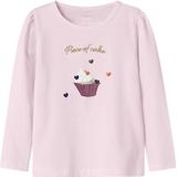 NAME IT - NMFNETTA - Longsleeve - Bruin - Glitterend - Motiefprint