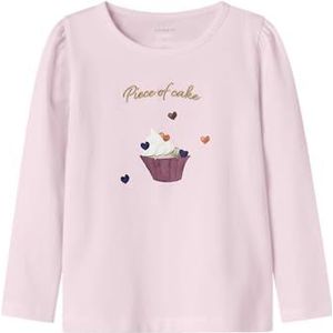 NAME IT - NMFNETTA - Longsleeve - Bruin - Glitterend - Motiefprint