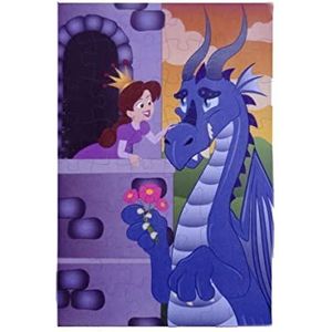 BP - Prinses en draak 48 puzzelstukjes, jumbo/reuze-kleur (88102)