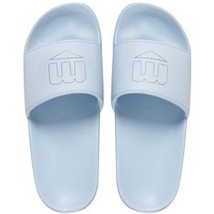 Mares MARROW 1 Junior, strand- en zwembadpantoffels, junior, uniseks, lichtblauw Santorini, maat 28 (Italië)