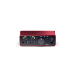 Focusrite Scarlett Solo 4e generatie USB-audio-interface voor de gitarist, zanger of producer - High-Fidelity, opnames van studiokwaliteit en alle benodigde opnamesoftware