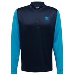 Sportsweatshirt - Sweatstof - Color-Blocking - Lange Mouw - Normale Pasvorm