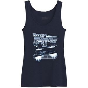 Retour vers le Futur Tanktop voor dames, Marine., XS