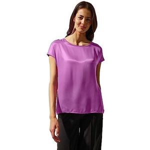 Street One dames zomer shirt, Meta Lilac, 38