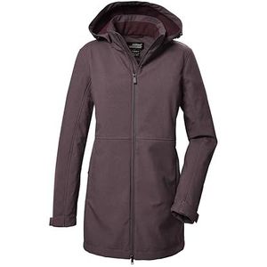 killtec dames Softshell parka/softshell jas met afritsbare capuchon KOW 95 WMN SFTSHLL PRK, malve, 38, 41803-000