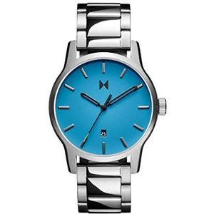 MVMT Analoge Quartz horloge voor heren met roestvrijstalen band 28000315-D, Blauw