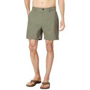 Shorts Heren - Phantom Heather Walkshort 18"" Olijf