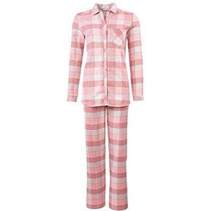 CALIDA Dames pyjama Agnetha tweedelige pyjama, roze (Creamy Almond 873), XS