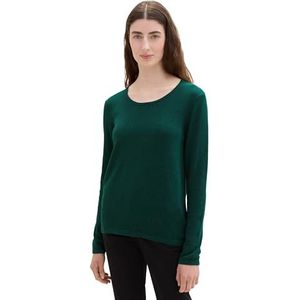 TOM TAILOR Damestrui, 10592 - Midnight Forest Green Mélange, XXL
