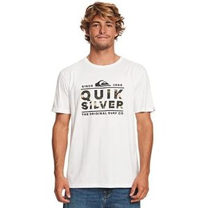 Quiksilver Basic Tee Heren Wit XS