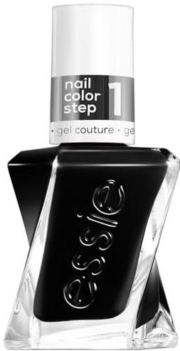 essie - gel couture™ - 514 take it loud - zwart - langhoudende nagellak - 13,5 ml