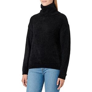 Vila VILAJULI Rollneck L/S Knit-NOOS Pullover voor dames, zwart, XS, zwart, XS