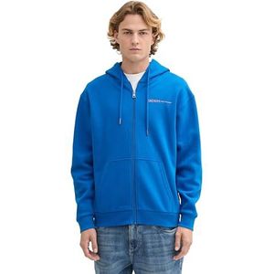 TOM TAILOR Denim Sweatjack voor heren, 21718 - Lapis Azul Blue, M