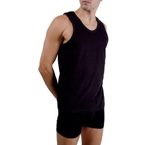 pierre cardin underwear Herenhemd van katoen, grijs, onderhemd, Zwart, M