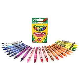 Crayola, Crayons - 24 Waskrijtjes - Waskrijt van topkwaliteit - Extra stevig