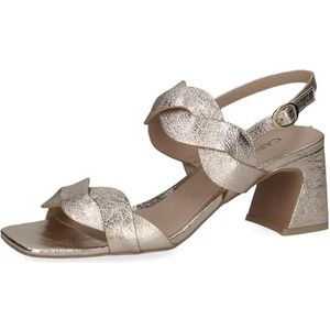 Caprice Dames 9-28317-42 sandalen met hak, LT.Gold Metal, 36 EU, Lt Gold Metal, 36 EU