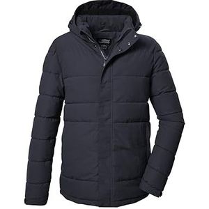 killtec - KOW 2 MN QLTD JCKT - Gewatteerd Jack - donker staalblauw - Functioneel met Afritsbare Capuchon