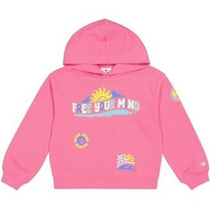 Champion Girl's Legacy Girl - Graphic Hoodie, Roze (PS207), XXL, Roze (Ps207), 15-16 jaar