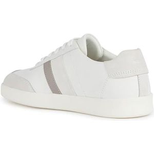 Geox U Regio A Sneakers voor heren, wit/gebroken wit, 45 EU, Wit Off White, 45 EU